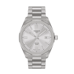 Tissot PRC 100  Solar Silver Dial Stainless Steel Mens Quartz Watch T1514221103100