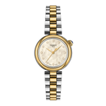 Tissot Desir Mother of Pearl Diamond Set Dial Two Tone Womens Quartz Watch T1520102211600