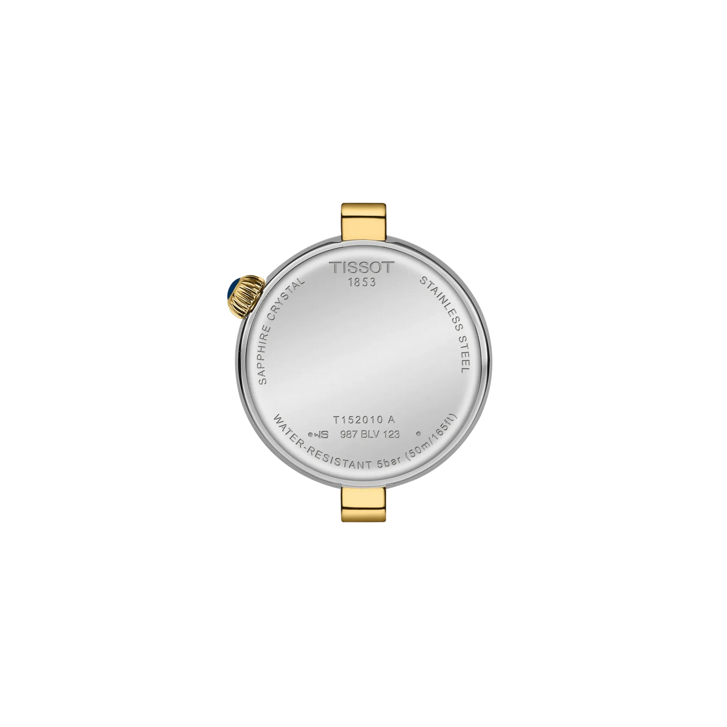 Tissot Desir Mother of Pearl Diamond Set Dial Two Tone Womens Quartz Watch T1520102211600