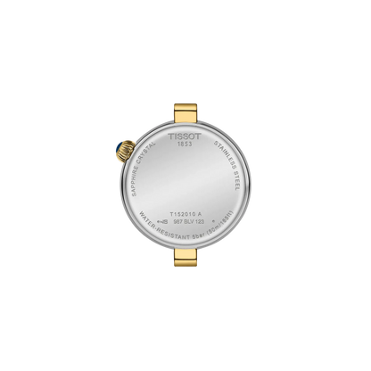 Tissot Desir Mother of Pearl Diamond Set Dial Two Tone Womens Quartz Watch T1520102211600