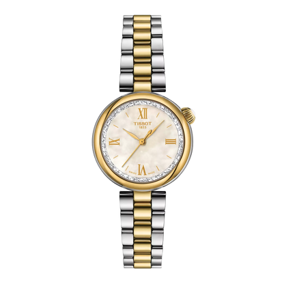 Tissot Desir Mother of Pearl Dial Two Tone Womens Quartz Watch T1520102211801