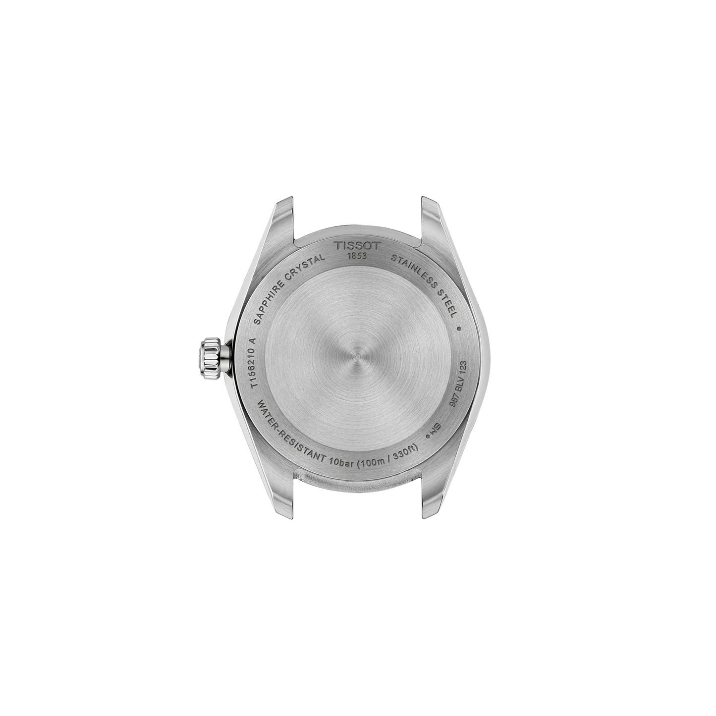Tissot Ballade Ice Blue Dial Stainless Steel Womens Quartz Watch T1562101135100