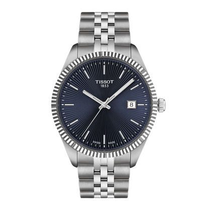 Tissot Ballade Blue Dial Stainless Steel Mens Quartz Watch T1564101104100