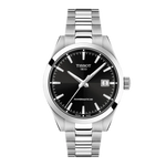 Tissot Gentleman 38mm Powermatic 80 Black Dial Stainless Steel Mens Watch T1658071105100