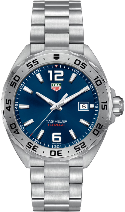 TAG Heuer Formula 1 Blue Dial Stainless Steel Mens Quartz Watch WAZ1118.BA0875