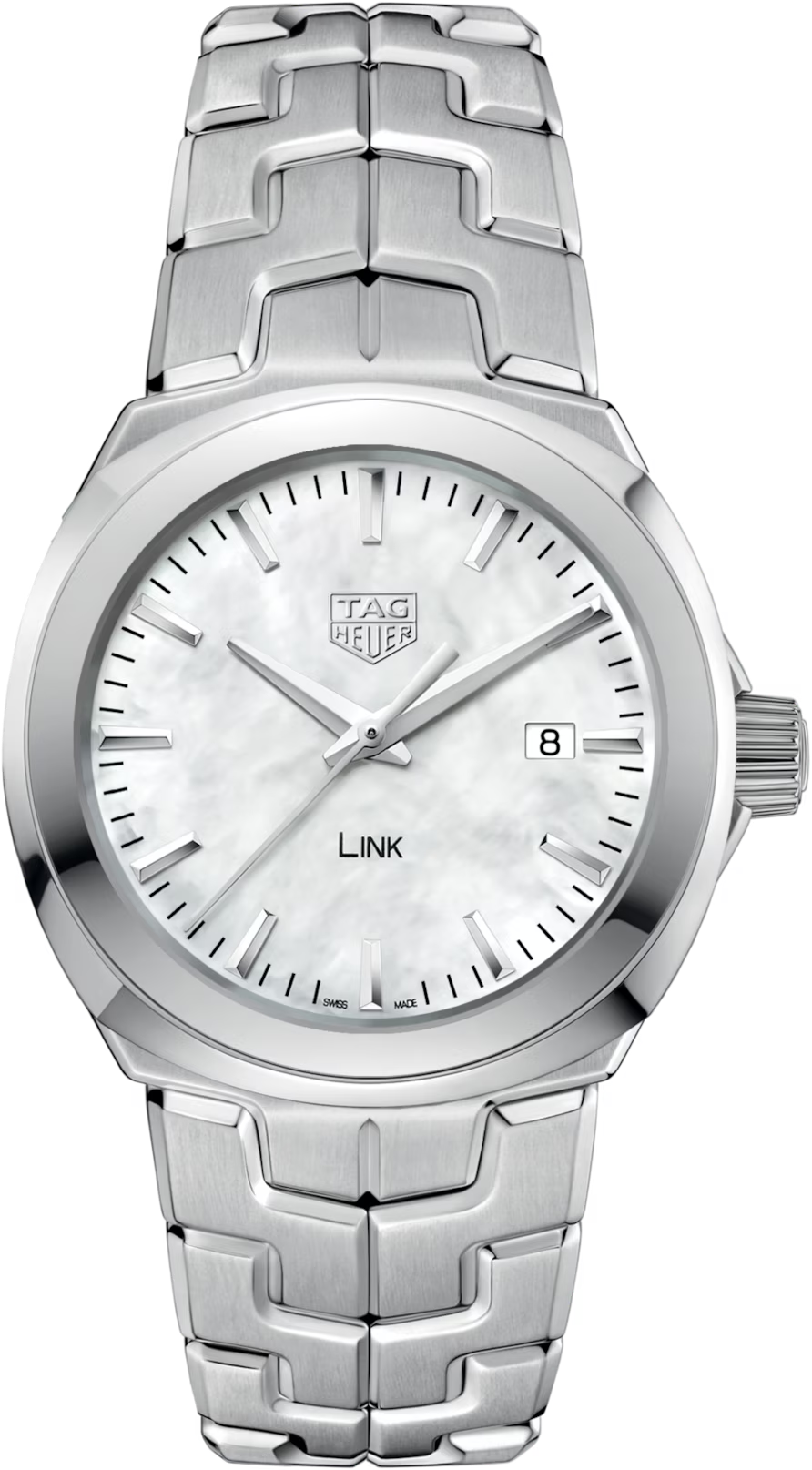 TAG Heuer Link Lady Mother of Pearl Dial Stainless Steel Womens Quartz Watch WBC1310.BA0600