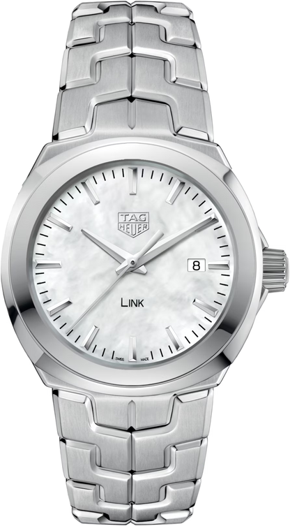 TAG Heuer Link Lady Mother of Pearl Dial Stainless Steel Womens Quartz Watch WBC1310.BA0600