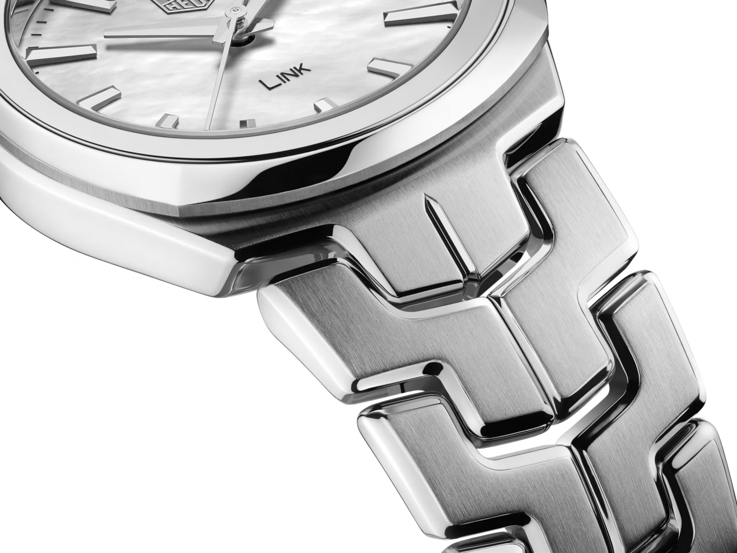 TAG Heuer Link Lady Mother of Pearl Dial Stainless Steel Womens Quartz Watch WBC1310.BA0600