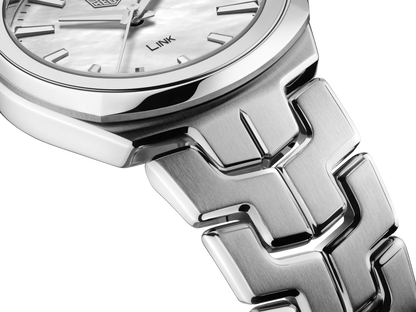 TAG Heuer Link Lady Mother of Pearl Dial Stainless Steel Womens Quartz Watch WBC1310.BA0600
