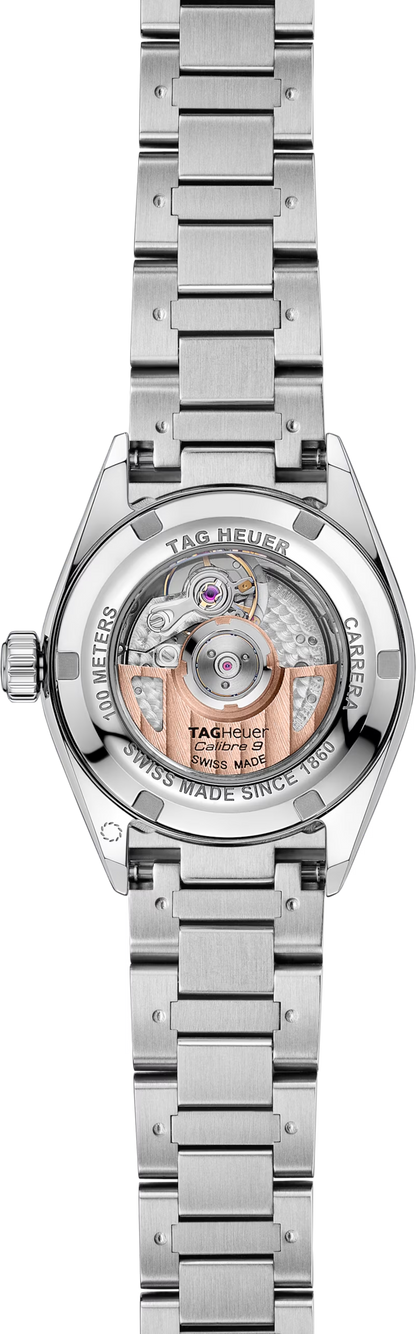 TAG Heuer Carrera Pink Diamond Set Dial Stainless Steel Womens Watch WBN2416.BA0621