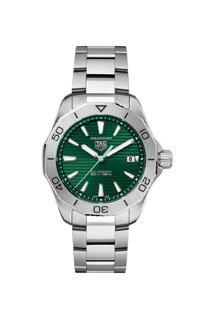 TAG Heuer Aquaracer Professional 200 Solargraph Stainless Steel Mens Quartz Watch WBP1115.BA0000