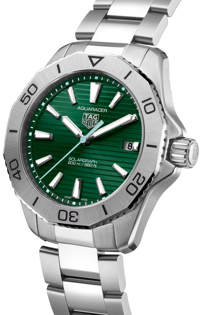 TAG Heuer Aquaracer Professional 200 Solargraph Stainless Steel Mens Quartz Watch WBP1115.BA0000