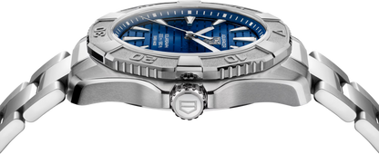 TAG Heuer Aquaracer Professional 200 Solargraph Blue Dial Stainless Steel Mens Quartz Watch WBP1117.BA0047