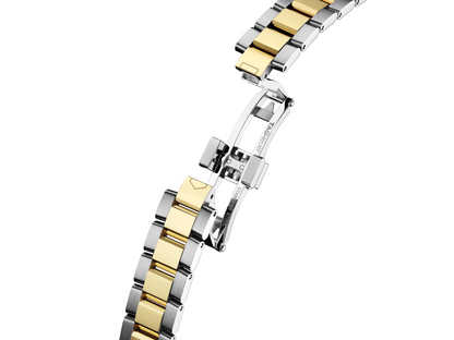 TAG Heuer Aquaracer Professional 100 Solargraph Two Tone Mother of Pearl Dial Womens Quartz 28mm Watch WBP1423.BB0006