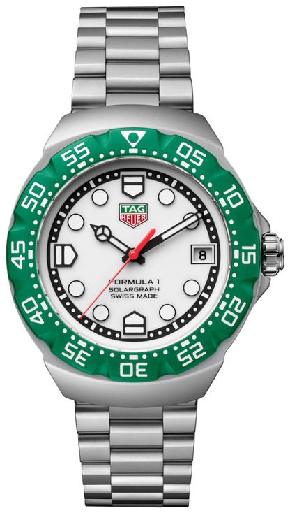 TAG Heuer Formula 1 Solargraph Stainless Steel Quartz Watch WBY111E.BA0042