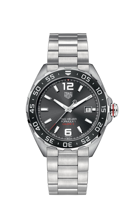 TAG Heuer Formula 1 Anthracite Dial Calibre 5 Automatic Stainless Steel Mens Watch WAZ2011.BA0842