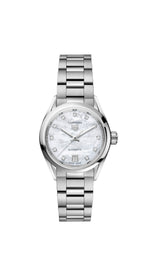 TAG Heuer Carrera Mother of Pearl Diamond Set Dial Stainless Steel Womens Watch WBN2412.BA0621