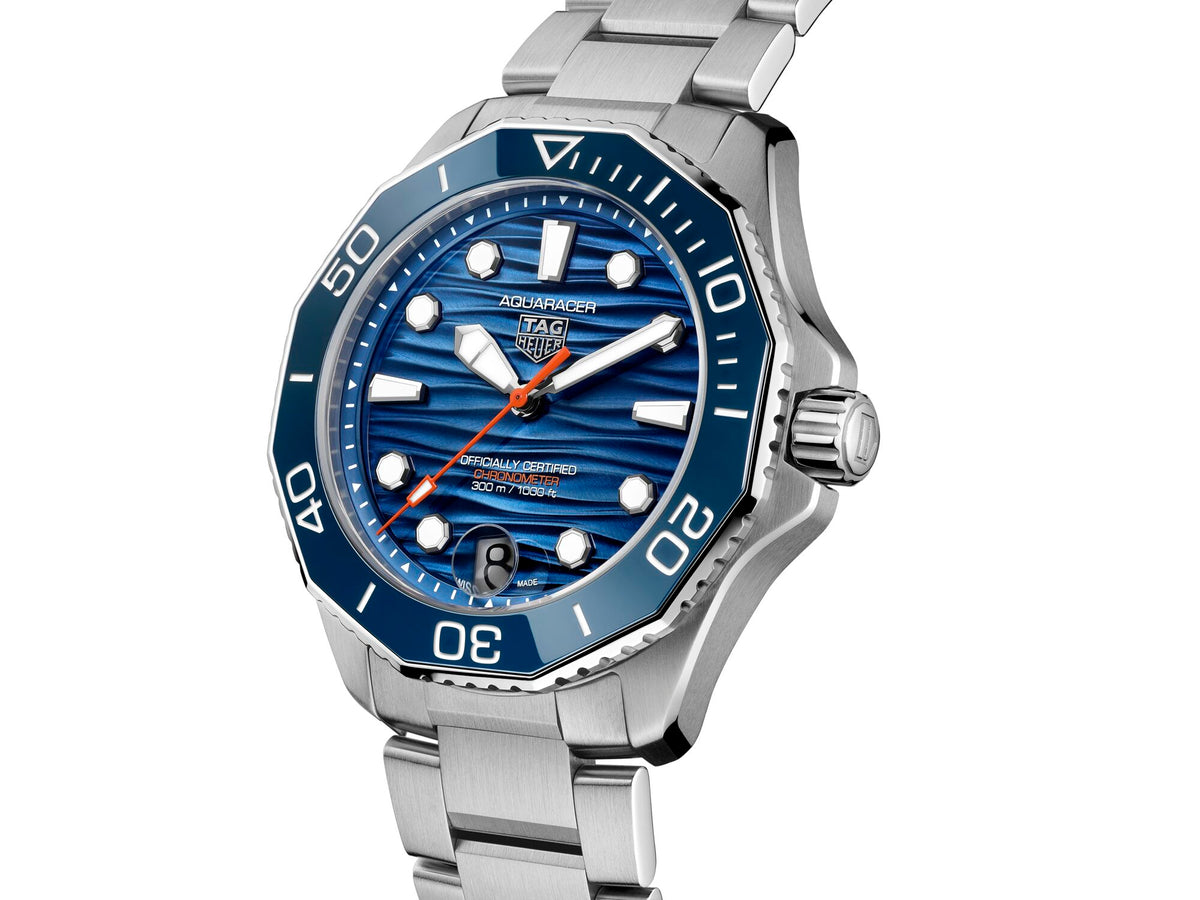 TAG Heuer Aquaracer Professional 300 Date Blue Dial Stainless Steel Mens Watch  WBP5111.BA0013