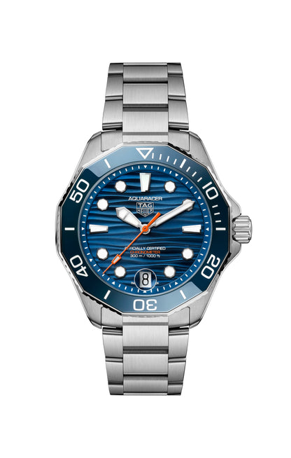 TAG Heuer Aquaracer Professional 300 Date Blue Dial Stainless Steel Mens Watch  WBP5111.BA0013