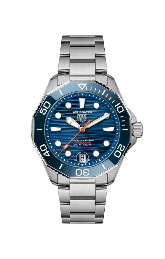TAG Heuer Aquaracer Professional 300 Date Blue Dial Stainless Steel Mens Watch  WBP5111.BA0013