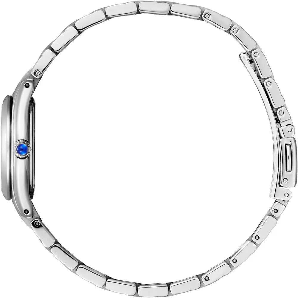 Citizen Eco-Drive Silhouette Crystal White Dial Stainless Steel Womens Watch EW2540-83A