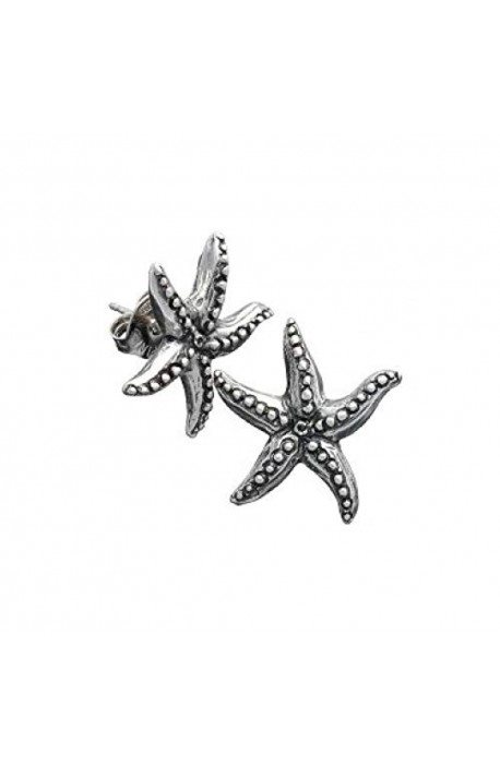 Giovanni Raspini Sterling Silver Starfish Stud Earrings