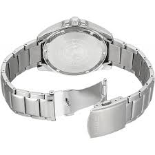 Citizen Eco-Drive Blue Dial Stainless Steel Day-Date Mens Watch AW0050-58L