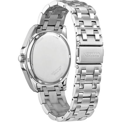 Citizen Eco-Drive Green Dial Stainless Steel Mens Watch BM7530-50X