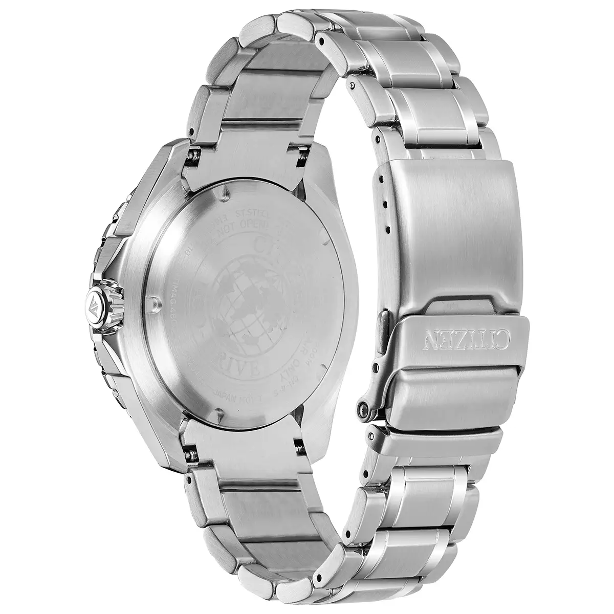 Citizen Eco-Drive Promaster Diver Blue Dial Stainless Steel Mens Watch BN0191-55L