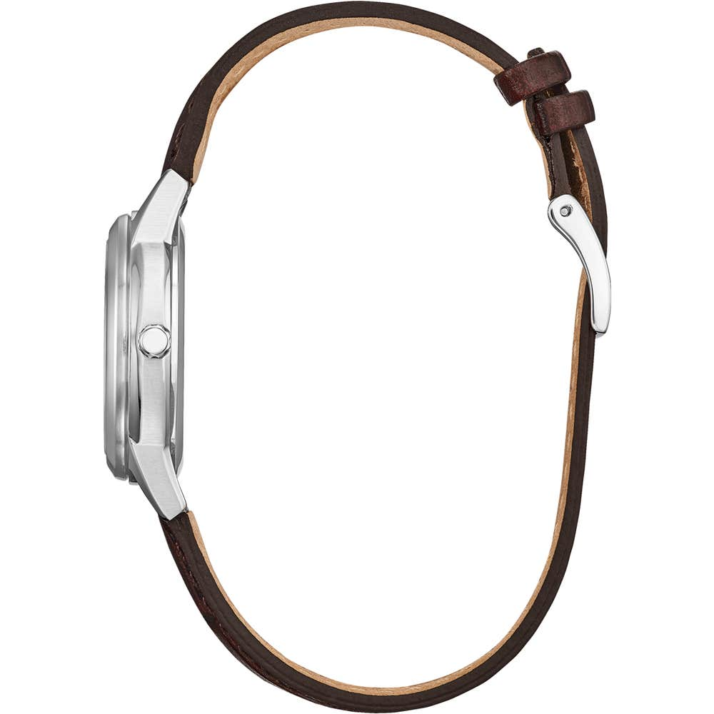 Citizen Eco-Drive Silver Dial Stainless Steel Womens Watch FE1087-28A