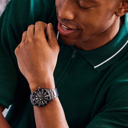 Citizen Promaster Diver Automatic Black Dial Super Titanium Mens Watch NB6025-59H