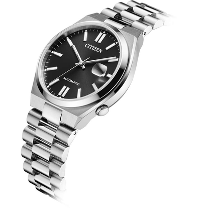 Citizen Tsuyosa Automatic Black Dial Stainless Steel Mens Watch NJ0150-56E