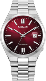 Citizen Tsuyosa Automatic Red Dial Stainless Steel Mens Watch NJ0150-56W