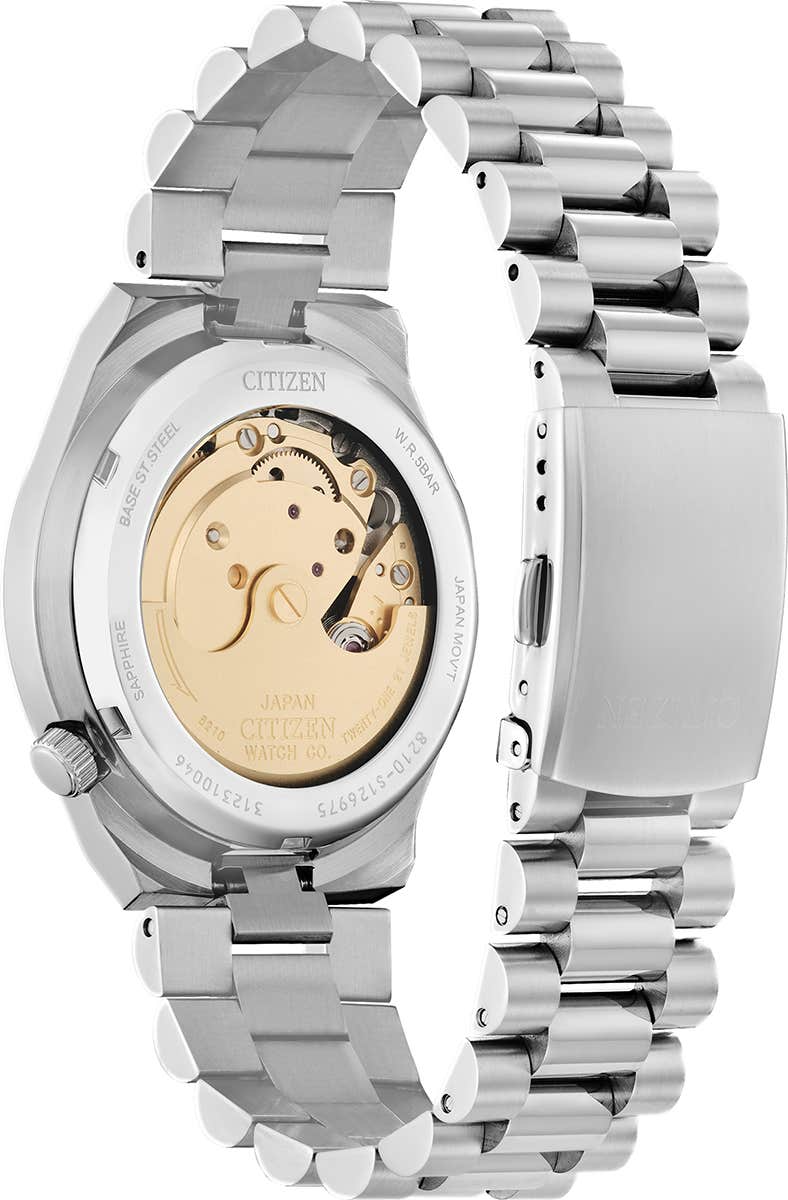 Citizen Tsuyosa Automatic Red Dial Stainless Steel Mens Watch NJ0150-56W