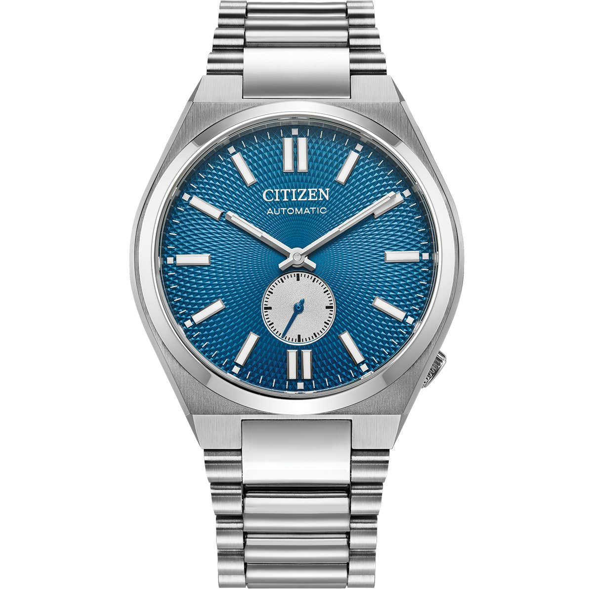 Citizen Tsuyosa Automatic Small Seconds Blue Dial Stainless Steel Mens Watch NK5010-51L