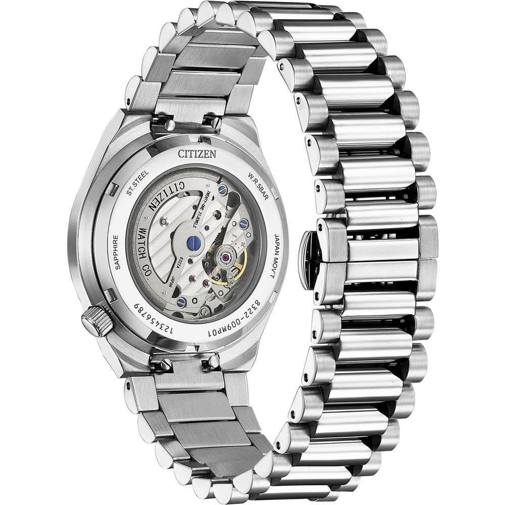 Citizen Tsuyosa Automatic Small Seconds Blue Dial Stainless Steel Mens Watch NK5010-51L