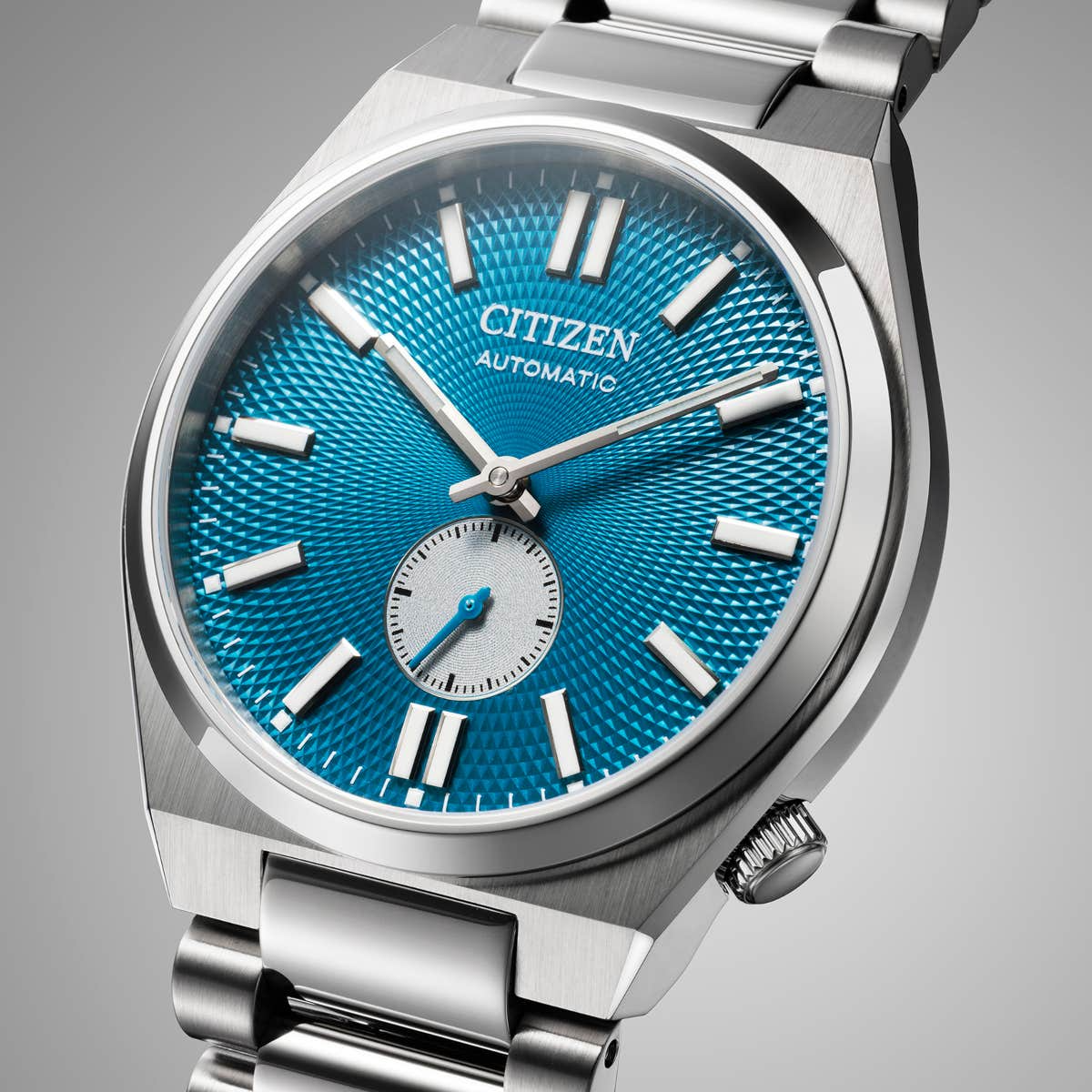 Citizen Tsuyosa Automatic Small Seconds Blue Dial Stainless Steel Mens Watch NK5010-51L