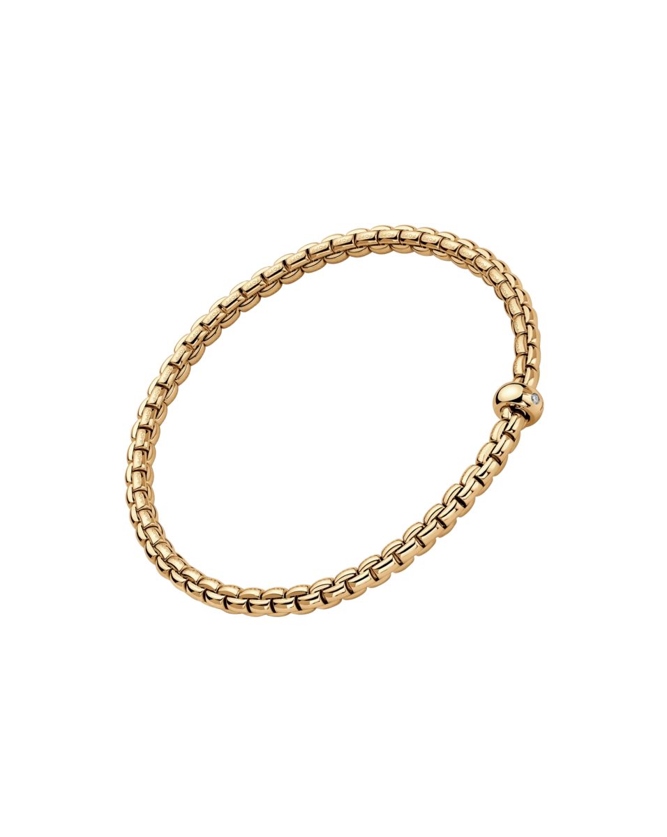 FOPE Flex'it Eka 18ct Gold & Diamond Bracelet