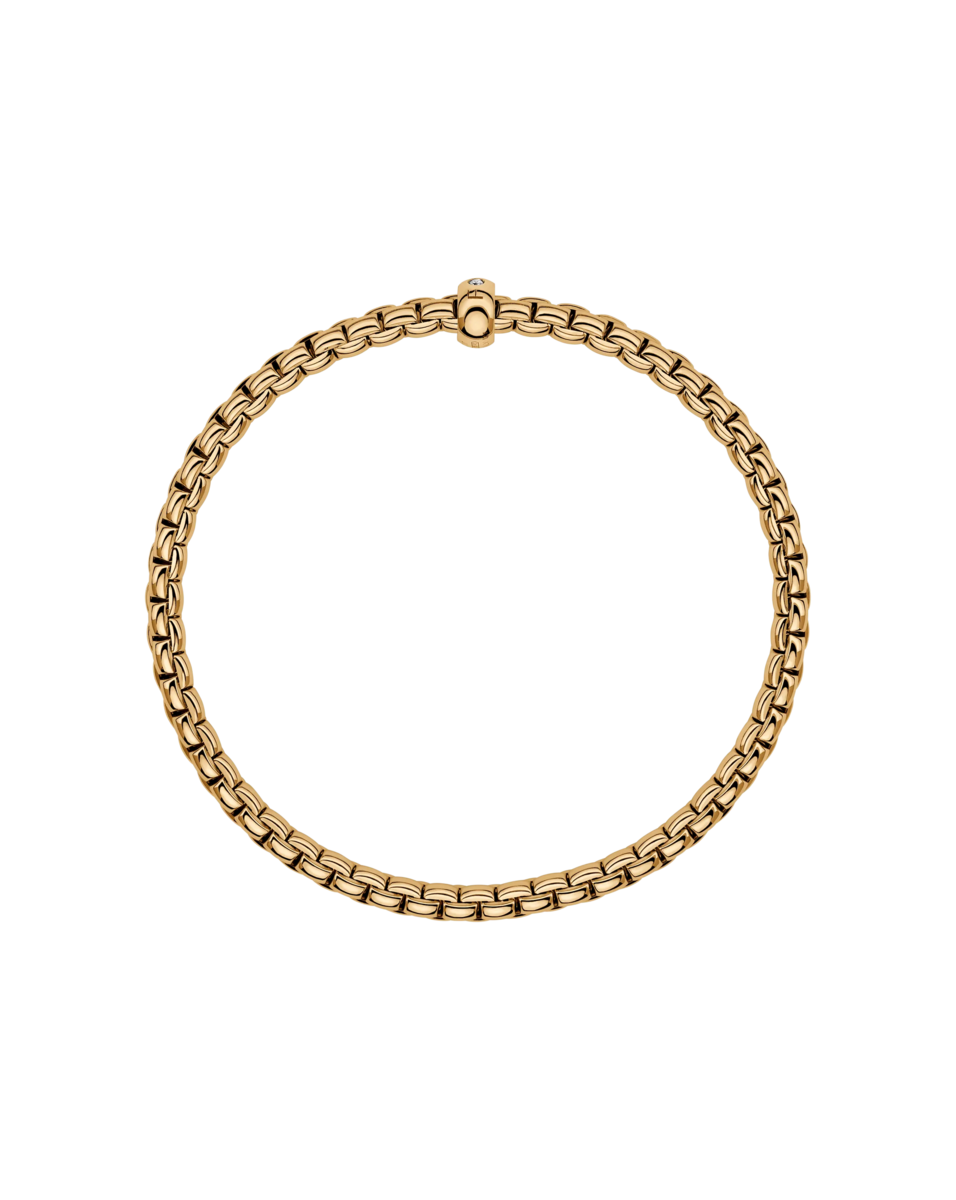 FOPE Flex'it Eka 18ct Gold & Diamond Bracelet