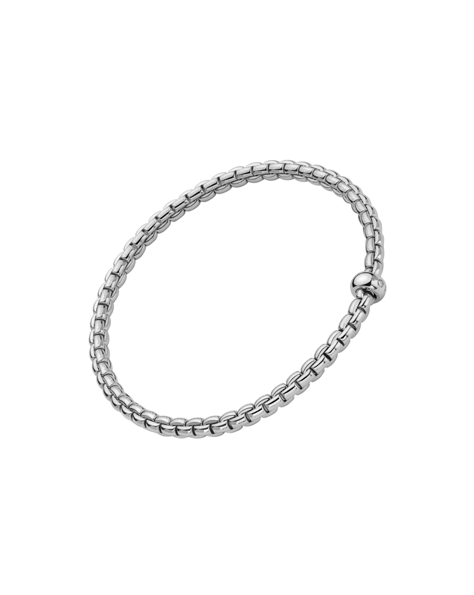 FOPE Flex'it Eka 18ct White Gold & Diamond Bracelet