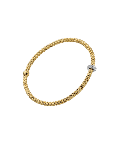 FOPE Flex'it Prima 18ct Gold & Diamond Bracelet