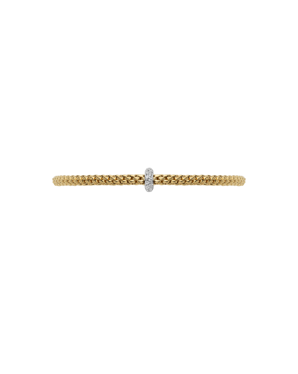 FOPE Flex'it Prima 18ct Gold & Diamond Bracelet