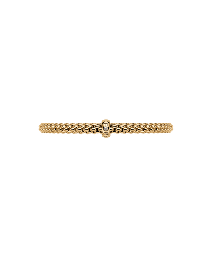 FOPE Flex'it Solo 18ct Gold & Diamond Bracelet