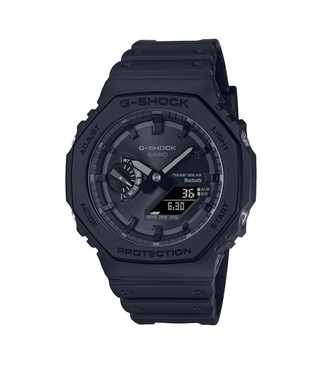 G-SHOCK 2100 Collection Bluetooth® Solar All Black Resin Watch GA-B2100-1A1ER