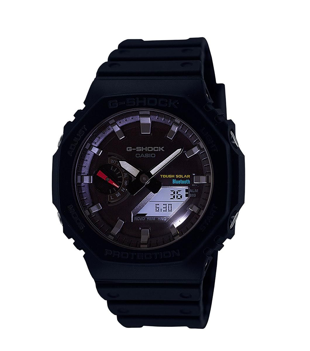 G-SHOCK 2100 Collection Bluetooth® Solar Black Resin Watch GA-B2100-1AER