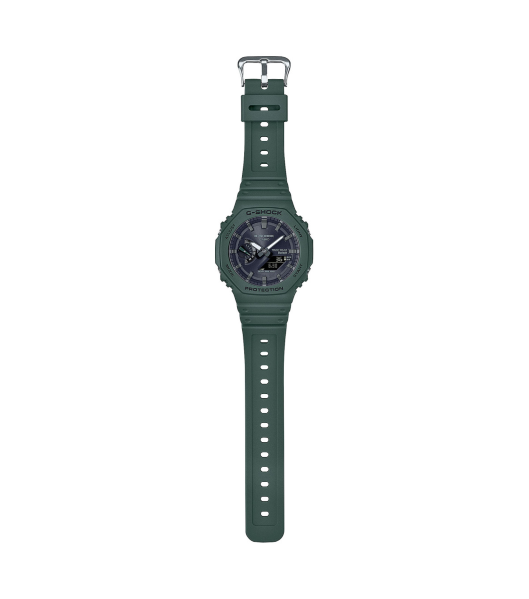 G-SHOCK 2100 Collection Bluetooth® Solar Green Resin Watch GA-B2100-3AER