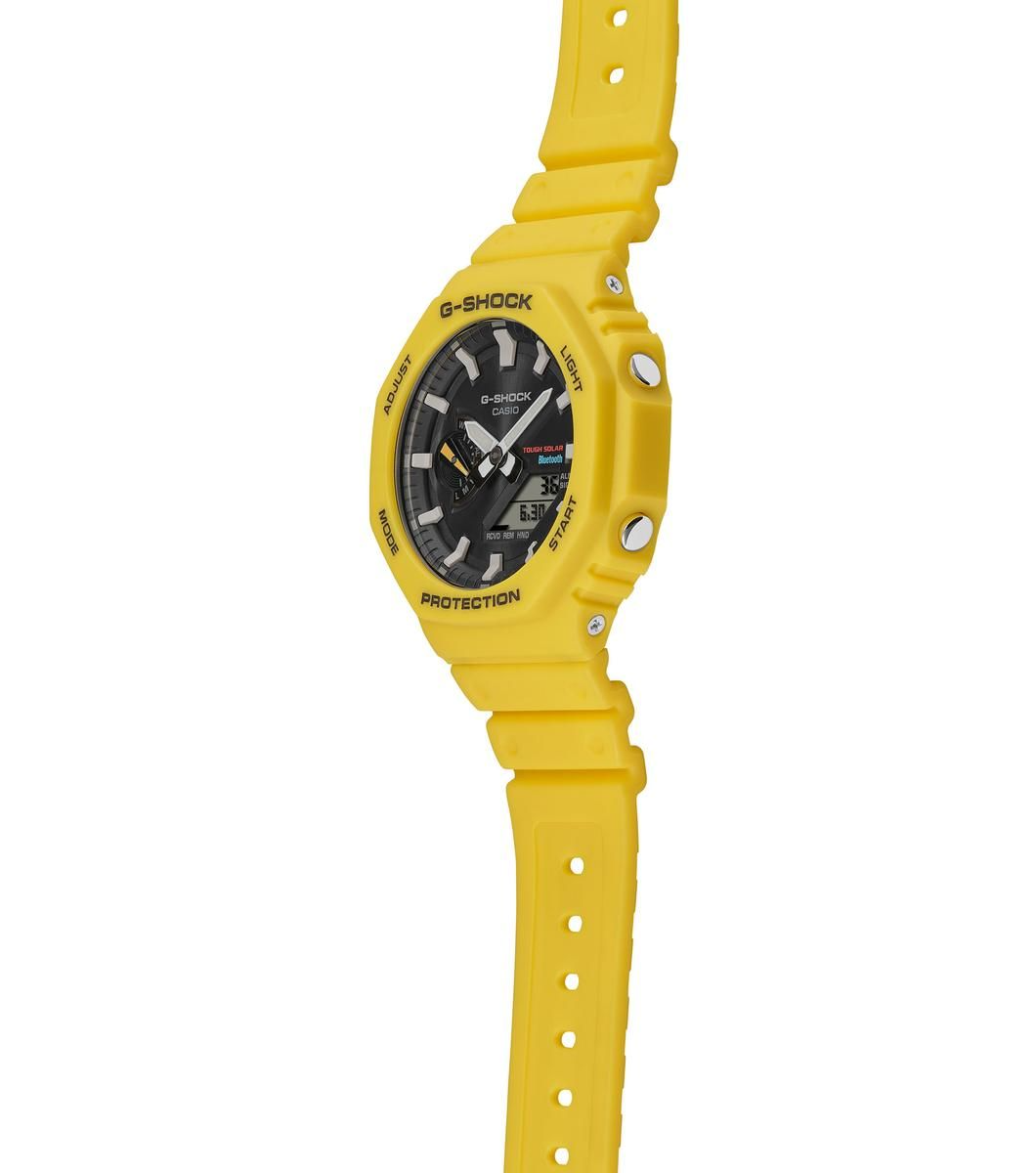 G-SHOCK 2100 Collection Bluetooth® Solar Yellow Resin Watch GA-B2100C-9AER