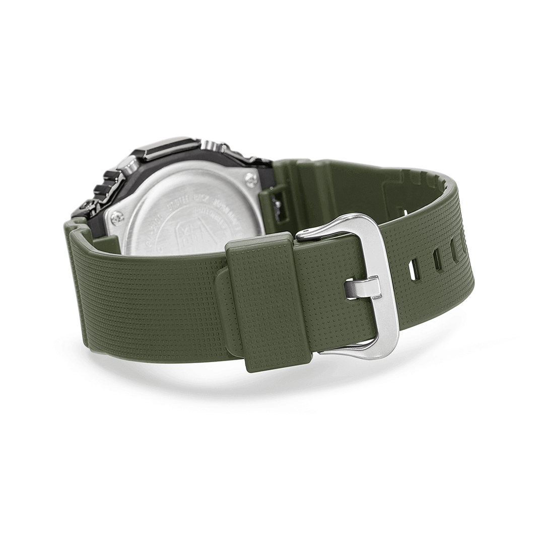 G-SHOCK 2100 Collection Green Stainless Steel & Resin Quartz Watch GM-2100B-3AER