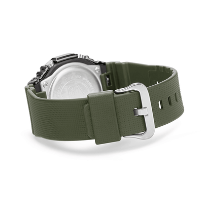 G-SHOCK 2100 Collection Green Stainless Steel & Resin Quartz Watch GM-2100B-3AER