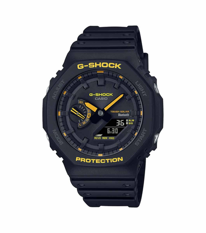 G-SHOCK 2100 Collection Bluetooth® Solar Caution Yellow Resin G-SHOCK 2100 Collection Bluetooth® Solar Caution Yellow Resin